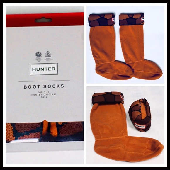 HUNTER ORIGINAL TALL CUFFED BOOT SOCKS - Picture 5 of 8
